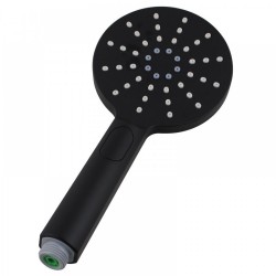 Round Black ABS 3 Function Handheld Shower Only Round Black ABS 3 Function Handheld Shower Only